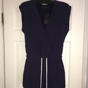 NWT Blaque Label Navy Blue Romper size XS